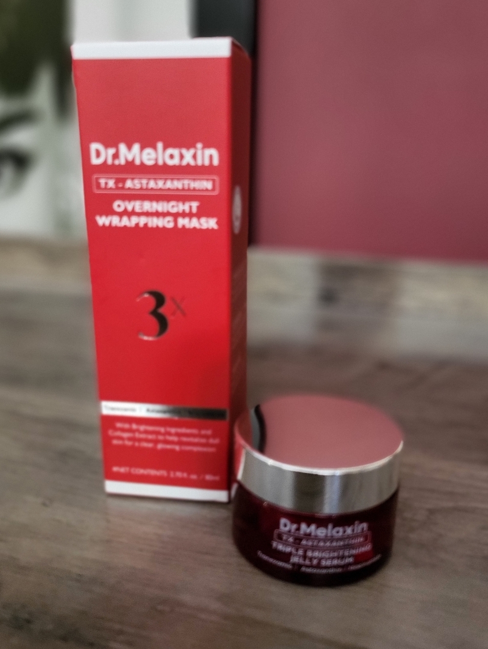 NEW SEALED DR MELAXIN ASTAXANTHIN BRIGHTENING DUO MASK/JELLY